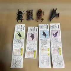 チョコエッグ チョコQ カブトムシ オオクワガタ 蛹 ミヤマクワガタ