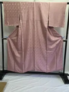 色無地着物 (袷)ローズピンク色207