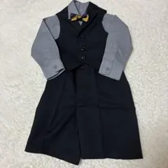 フォーマル ベスト付きシャツセット グレー