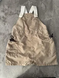 バースデイ　ベージュ サロペット 70cm