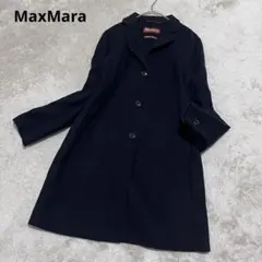 MaxMara MARELLA ウール チェスターコート XL相当 イタリア製 - メルカリ