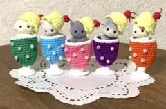 シルバニアファミリー 小さい赤ちゃん　着せ替え衣装　クリームソーダ紫（人形付き）