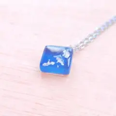 ブルーグラスネックレス