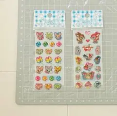 【未使用保管品】　レモン株式会社　かわゆい！♡クリスタルシール♡　2種　バンビ他