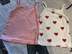 プチバトー　キャミソール　女の子　95cm