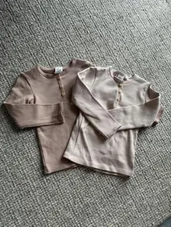 H&M 長袖カットソー　2枚セット　86サイズ