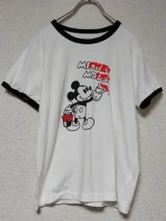 LOWRYS FARM ディズニーコラボリンガーTシャツ ミッキー 【L】