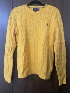 POLO RALPH LAUREN イエローニット XL