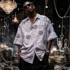 【美品】Rocawear 半袖シャツ XXL 総柄ロゴ Y2K HIPHOPのサムネイル