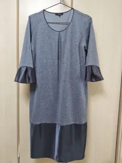 esche グレー フレア袖 ワンピースのサムネイル