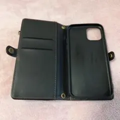 Caseme 手帳型ケース iPhone用 ブラック ストラップ付のサムネイル