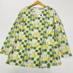未使用 Plantation コットンシルク ポルカドットカットソー チュニックのサムネイル