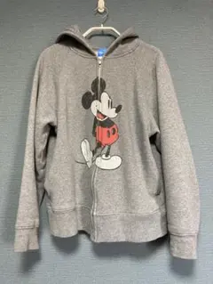 ミッキーマウス フード付きパーカー裏起毛