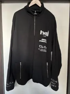 TAIN ハーフジップスウェット　ブルゾン　ブラック