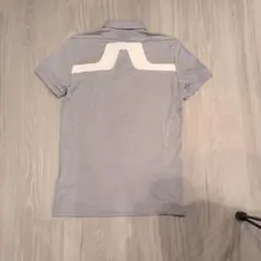 【S】グレー ポロシャツ J.LINDEBERG　ゴルフウェア