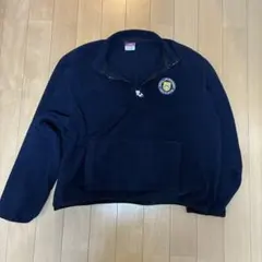 Champion ネイビー ハーフジップ フリースジャケット