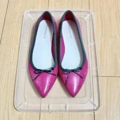 TEMPERATE パンプス　レイン　24.5cm ピンク