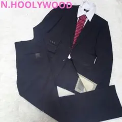 N.HOOLYWOOD ウールスーツ セットアップ ブラック ジャケット