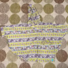 ベビーレインコート 90サイズ カラフル柄 収納バッグ付き