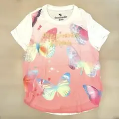 abercrombie kids 蝶プリント Tシャツ 11/12