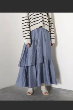 ランダムティアードスカート