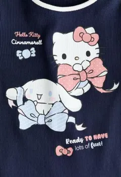 H＆M★ハローキティ＆シナモロール プリントトップス サンリオ 長袖 可愛い