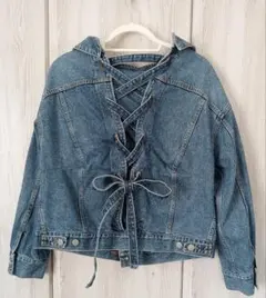 【お値下げ中】FRAY I.ＤバックリボンシャーリングGジャン