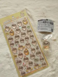 うさぎ　ボンボンドロップシール　ちいかわめじるしアクセサリー　セット　正規品