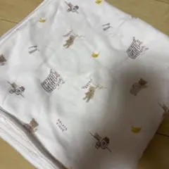 GELATO PIQUE クマ柄ブランケット ピンク