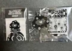 EXPO 万博　黒ミャクミャク　ブラインドアクリルキーホルダー　ピンバッジC