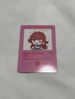 ブルアカ タワレココラボカフェ アル ミュージックプレーヤー風カード