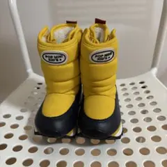 POP MINI KID'S キッズ スノーブーツ 14cm イエロー