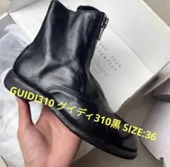 Guidiグイディ アーモンドトゥバックジップ ブーツ レディース 310 36のサムネイル
