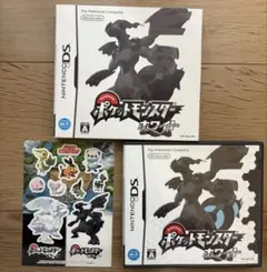 ポケットモンスター ホワイト DS ソフト　シール付き