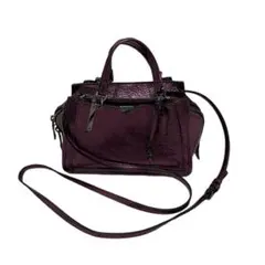 coach コーチ　メタリック　ミニ　バッグ　ショルダー　ハンド2way ピンク