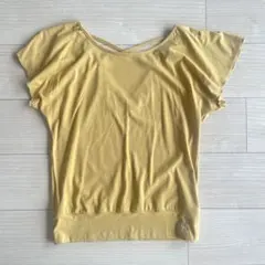 chacott チャコット ヨガウェア Tシャツ マスタード イエロー 黄色のサムネイル