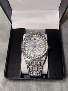 【GRA鑑定書・箱付】 iced out watch Moissanite GRA鑑定書・箱付】 iced out watch Moissanite - メルカリ