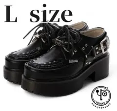 YOSUKE V系 Lサイズ ハーネスデザイン厚底スニーカー レディースサイズ