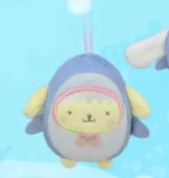 【新品】ポムポムプリン どうぶつ着ぐるみマスコットシリーズ〜サメ編〜