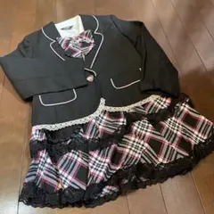 女の子用入学式、フォーマルスーツ（ピンク）