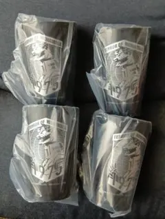 【匿名配送】一番くじゴジラ メカゴジラブラックタンブラー4個セット