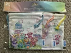 ディズニーシー購入ダッフィアンドフレンズ巾着セット未開封新品TDS