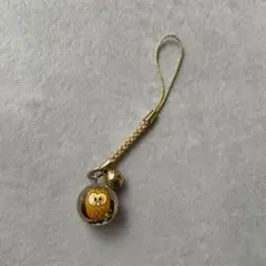 ストラップ 水晶 開運 フクロウ 寝付ストラップ