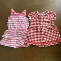 MIKI HOUSE ワンピース 2枚セット 90cm 100cmる