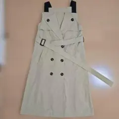 美品 Birthday bash ノースリーブ ワンピース ロングベストトレンチ