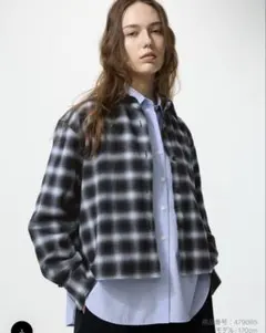 フランネルボクシーシャツ