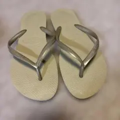 havaianas ビーチサンダル ゴールド 37-38のサムネイル