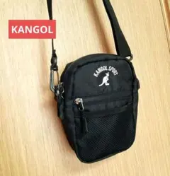KANGOL　カンゴール　ショルダーバッグ　ブラック　スマホショルダー　ポーチ