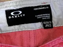 OAKLEY パフォーマンスフィット ピンクパンツ US31 JPN33のサムネイル