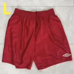 最終価格 Umbro アンブロ 赤 キーパー GK パンツ L スポンジなし